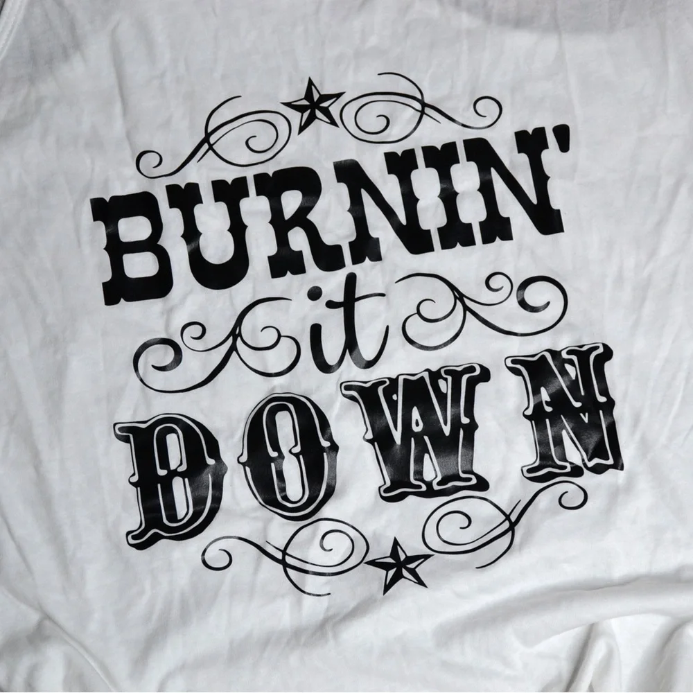 Burnin it down tank, country music tank, concert tank - Picture 2 of 3